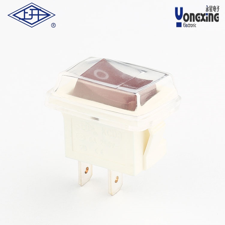 KCD3兩個(gè)腳帶蓋船型開關(guān)